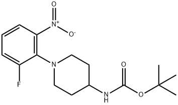 tert-butyl(1-(2-fluoro-6-nitrophenyl)piperidin-4-yl)carbaMate|(1-(2-氟-6-硝基苯基)哌啶-4-基)氨基甲酸叔丁酯