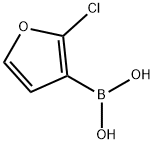 (2-Chlorofuran-3-yl)boronic acid Structure