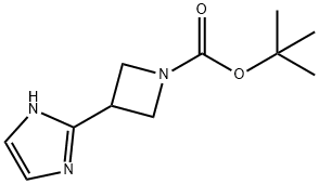 1-boc-3-(1h-iMidazol-2-yl)azetidine Structure