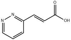 3-(Pyridazin-3-yl)acrylic acid,123530-64-3,结构式