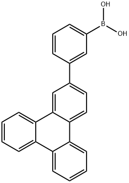 3-(三亚苯-2-基)苯硼酸,1235876-72-8,结构式