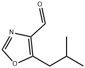 4-Oxazolecarboxaldehyde,5-(2-Methylpropyl)- Structure