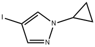 1-Cyclopropyl-4-iodo-1H-pyrazole Structure