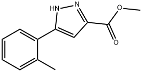 Methyl 3-(o-tolyl)-1H-pyrazole-5-carboxylate Structure