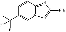 2-氨基-6-三氟甲基-[1,2,4]三唑并[1,5-A]吡啶 结构式