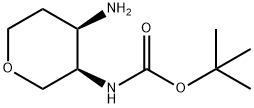 ((3R,4R)-4-aMinotetrahydro-2H-pyran-3-yl)carbaMate,1240390-36-6,结构式