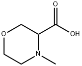 4-MethylMorpholine-3-carboxylic acid 化学構造式