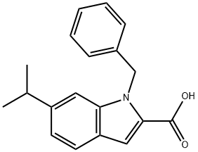 6-(1-Methylethyl)-1-(phenylMethyl)-1H-indole-2-carboxylic Acid