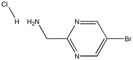 (5-BroMopyriMidin-2-yl)MethanaMine hydrochloride Struktur