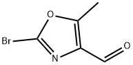 2-BroMo-5-Methyloxazole-4-carbaldehyde 化学構造式