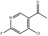 4-氯-6-氟烟酸甲酯,1240604-54-9,结构式