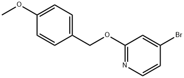 4-broMo-2-(4-Methoxybenzyloxy)pyridine Struktur
