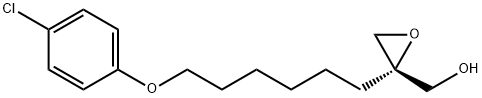 124083-18-7 OxiraneMethanol, 2-[6-(4-chlorophenoxy)hexyl]-, (2S)-