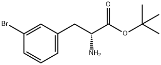 (R)-tert-Butyl 2-aMino-3-(3-broMophenyl)propanoate Structure