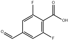 2,6-Difluoro-4-forMylbenzoic acid Struktur