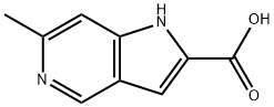 6-Methyl-5-azaindole-2-carboxylic acid 结构式