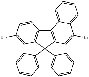 5,9-二溴螺[7H-苯并[C]芴-7,9'-[9H]芴],1242570-65-5,结构式