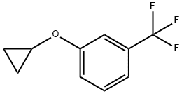 1-Cyclopropoxy-3-trifluoroMethyl-benzene Structure