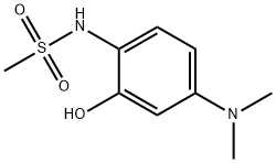 N-(4-(diMethylaMino)-2-hydroxyphenyl)MethanesulfonaMide 化学構造式