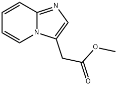 IMidazo[1,2-a]pyridine-3-acetic acid Methyl ester 化学構造式