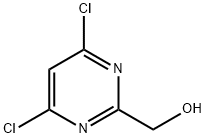 (4,6-dichloropyrimidin-2-yl)methanol 化学構造式