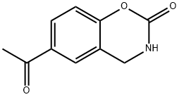 6-Acetyl-3,4-dihydro-2H-benzo[e][1,3]oxazin-2-one Structure