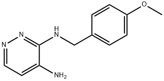 N3-(4-methoxybenzyl)pyridazine-3,4-diamine Structure