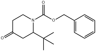 1-CBZ-2-叔丁基-4-哌啶酮, 1245645-34-4, 结构式