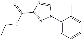 ethyl 1-o-tolyl-1H-1,2,4-triazole-3-carboxylate 化学構造式