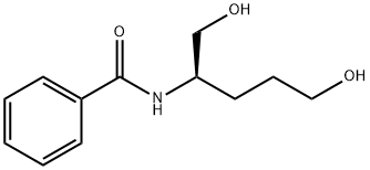 (R)-N-(1,5-dihydroxypentan-2-yl)benzamide 化学構造式