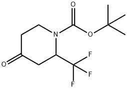 1-Boc-2-trifluromethyl-piperidin-4-one Structure
