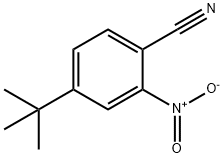 4-叔丁基-2-硝基苯甲腈 结构式