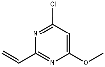 4-chloro-6-methoxy-2-vinylpyrimidine Structure