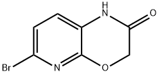 6-ブロモ-1H-ピリド[2,3-B][1,4]オキサジン-2(3H)-オン 化学構造式