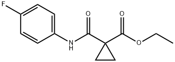 1 - (4 -甲酰氟苯基)环丙烷羧酸乙酯,1245931-90-1,结构式