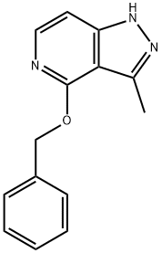 1H-Pyrazolo[4,3-c]pyridine, 3-Methyl-4-(phenylMethoxy)- Struktur