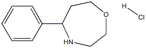 5-Phenyl-1,4-oxazepane hydrochloride Structure