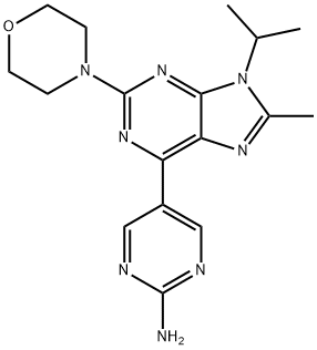 9-イソプロピル-8-メチル-2-モルホリノ-6-(2-アミノピリミジン-5-イル)-9H-プリン