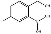 5-Fluoro-2-hydroxymethylphenylboronic acid Struktur