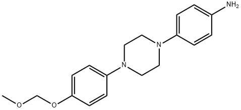 4-[4-[4-(MethoxyMethoxy)phenyl]-1-piperazinyl]benzenaMine,1246815-17-7,结构式