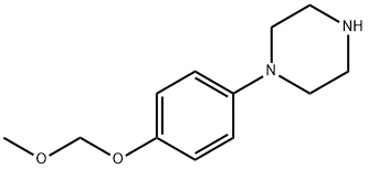 1-[4-(メトキシメトキシ)フェニル]ピペラジン 化学構造式