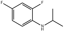 2,4-Difluoro-N-isopropylaniline Structure
