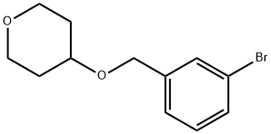 4-[(3-BroMophenyl)Methoxy]oxane 结构式