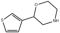 2-(噻吩-3-基)吗啉, 1247392-06-8, 结构式