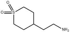2-(1,1-Dioxidotetrahydro-2H-thiopyran-4-yl)ethanaMine, 1247501-81-0, 结构式