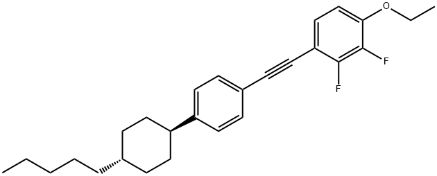 1-Ethoxy-2,3-difluoro-4-[[4-(trans-4-pentylcyclohexyl)phenyl]ethynyl]benzene|1-乙氧基-2,3-二氟-4-[[4-(反式-4-戊基环己基)苯基]乙炔基]苯