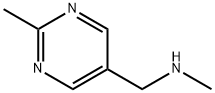 N-甲基(2-甲基嘧啶-5-基)甲胺,1248406-79-2,结构式