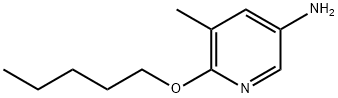 5-Methyl-6-(pentyloxy)pyridin-3-aMine Structure