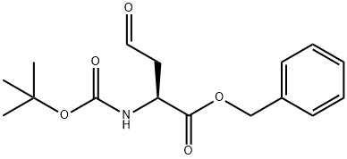 Butanoicacid, 2-[[(1,1-diMethylethoxy)carbonyl]aMino]-4-oxo-, phenylMethyl ester, (2S)- 结构式