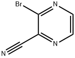 3-BroMopyrazine-2-carbonitrile Struktur